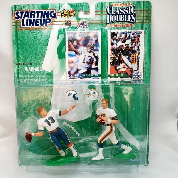 💙NIB Dan Marino & Bob Griese 1997 QB Club Classic Doubles